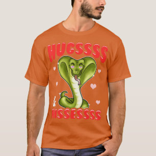 King Cobra Hissing Hugs and Hisses Snake Lover  T-Shirt