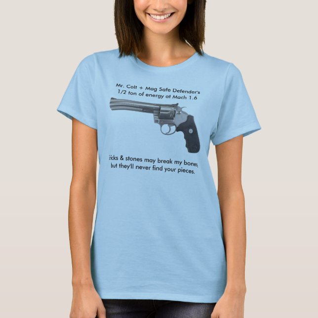 King Cobra, Mr. Colt + Mag Safe Defender's1/2 t... T-Shirt (Front)
