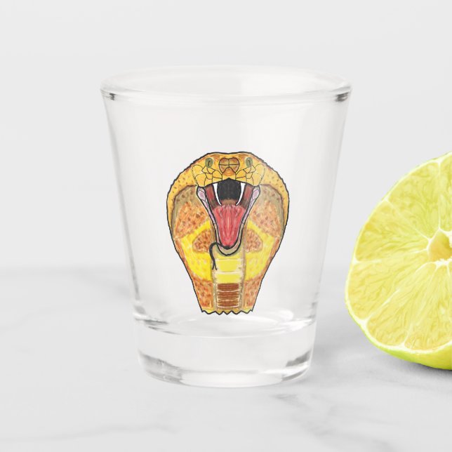 King Cobra Shot Glass (Front)