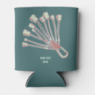 King Cobra Snake Rock Climbing Can Cooler