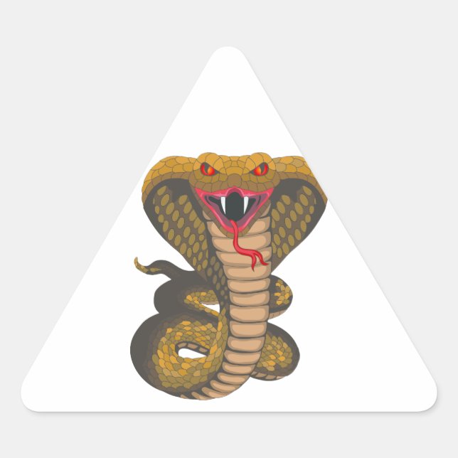 King Cobra Triangle Sticker (Front)