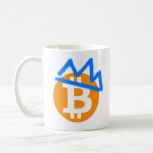 KING COIN! Blue Crown Graffiti Mug