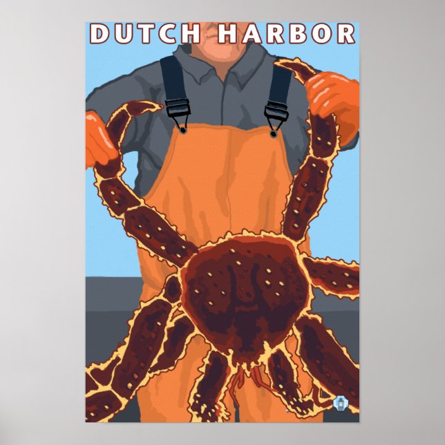 King Crab Fisherman - Dutch Harbor, Alaska Poster (Front)