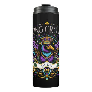 King Crow Colourful Graphic T Shirt Thermal Tumbler