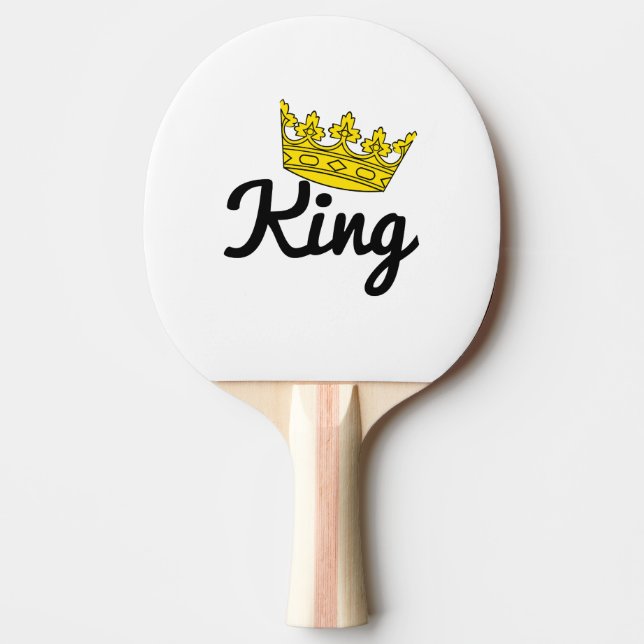 King crown ping pong paddle (Front)