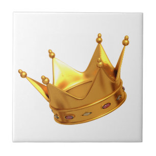 King Crown Small (4.25" x 4.25") Ceramic PhotoTile Tile