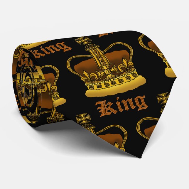 King Crown Tie (Rolled)