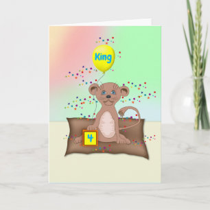 King Cub Birthday Card