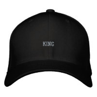 King Custom Black Versatile Headwear Style-Hat