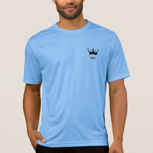 KING Custom Text Black Colour Crown Men's Sport-Te T-Shirt