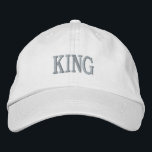 King Custom Text Printed Stylish Handsome Elehant Embroidered Hat<br><div class="desc">✔️ Premium Embroidery – "KING" name stitched for a high-end look
✔️ Adjustable Fit – One size fits most with a comfortable strap
✔️ Classic White Colour – Versatile and stylish for any outfit
✔️ Durable & Lightweight – Perfect for daily wear,  sports,  or casual outings</div>
