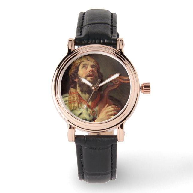 King David Playing His Harp Watch (Front)