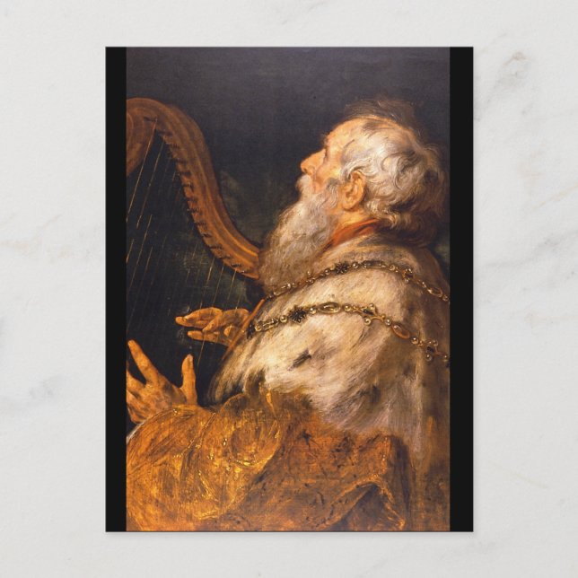 King David', Sir Peter Paul_Dutch Masters Postcard (Front)