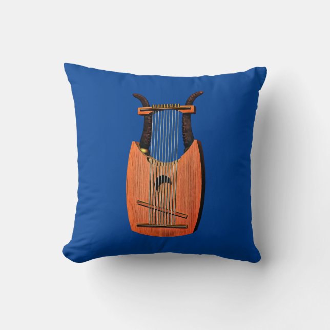 King David's Harp Cushion (Front)
