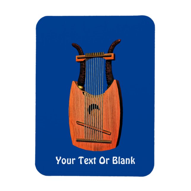 King David's Harp Magnet (Vertical)
