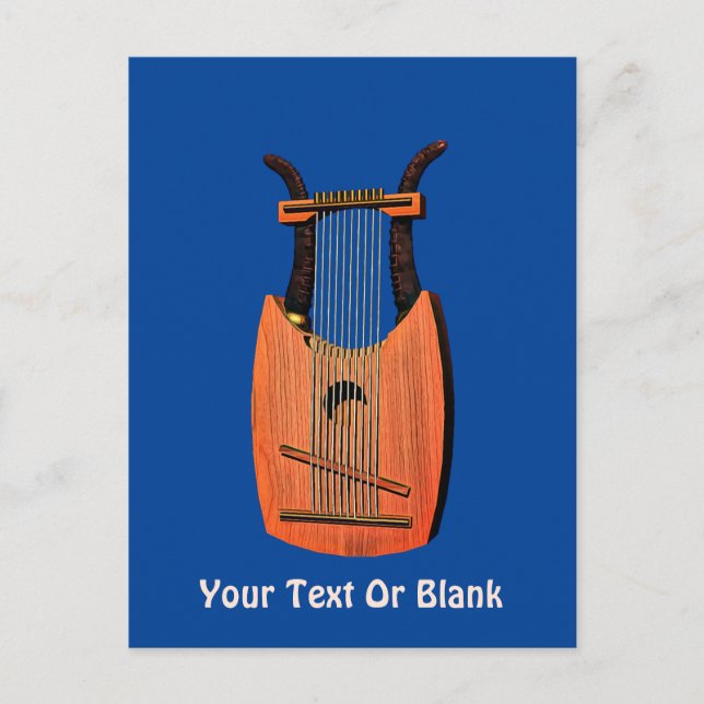 King David's Harp Postcard (Front)
