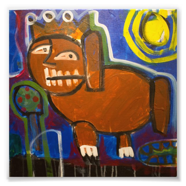 King Dog by Roberto & John Photo Print (Front)
