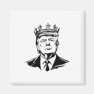 King Donald Trump Donald Trump Royalty Magnet