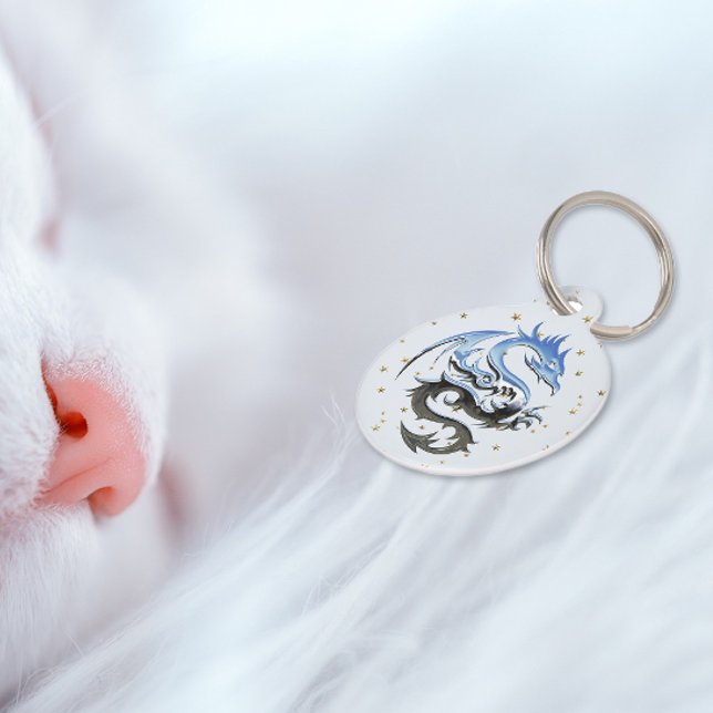 King Dragon Blue 2 Pet ID Tag (Creator Uploaded)