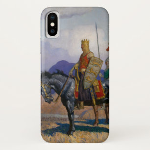 King Edward Views The Battle c. 1921 by N.C. Wyeth Case-Mate iPhone Case