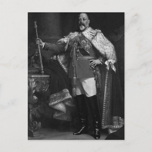 King Edward VII Postcard (Front)