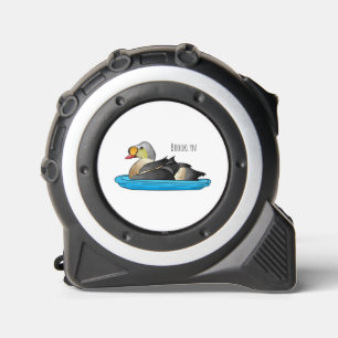 King eider bird cartoon illustration 1