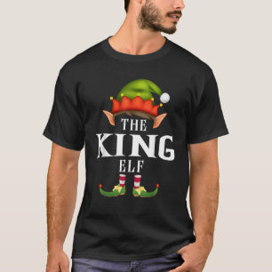 King Elf Group Funny Christmas Pajama Party  T-Shirt