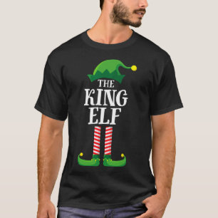 King Elf Matching Family Group Christmas Party Pyj T-Shirt