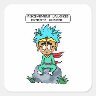 King Eric’s Jungle Breakdown – Pixel Art Square Sticker