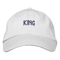 KING Expression Nice Cool Super Handsome-Hat White