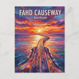 King Fahd Causeway Bahrain Postcard