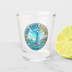 King Fahd Fountain Saudi Arabia Shot Glass