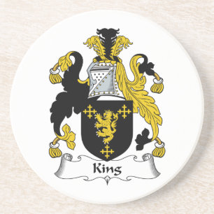 King Family Crest Coaster