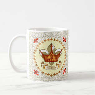 King Father Banner Crown  mug