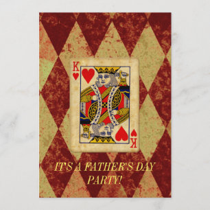 King Father's Day Invitation