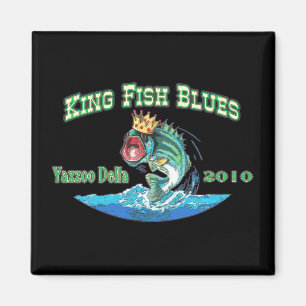 King Fish Blues Fest 2010 Magnet