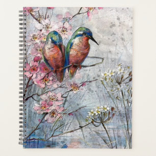King Fishers and Cherry Blossoms Planner