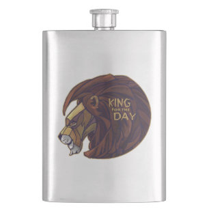 King for the Day Hip Flask