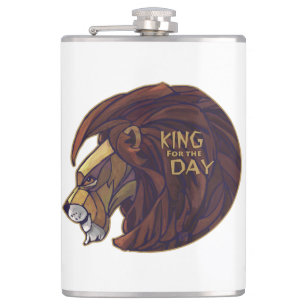 King for the Day Hip Flask