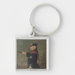 King Frederick II the Great of Prussia 1746 Key Ring