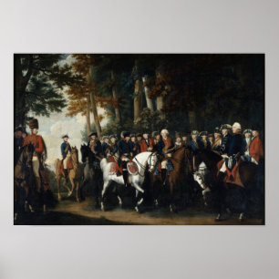 King Frederick II's return from Preussen von Poster