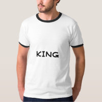 KING Front - KING is Back Backside Printed Ringer 