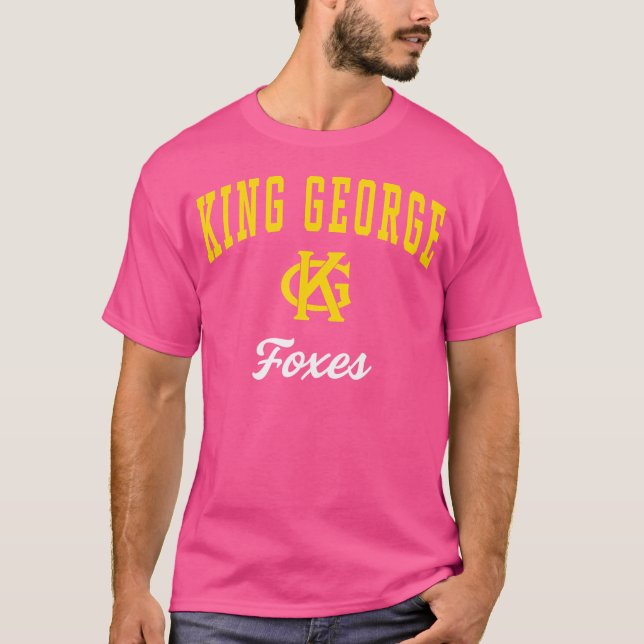 King George High School Foxes C3 T-Shirt (Front)