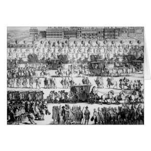 King George I procession to St. James's Palace