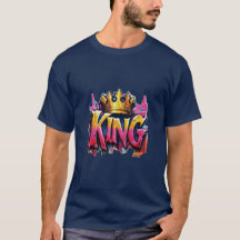 KING Graffiti Crown T-Shirt Description: Rule your