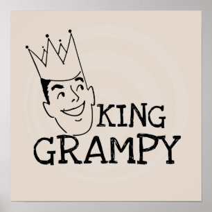 King Grampy Tshirts and Gifts Poster
