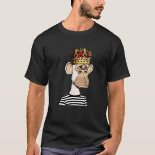 King Hat Monkey Animal Chimpanzee Prison Primate G T-Shirt