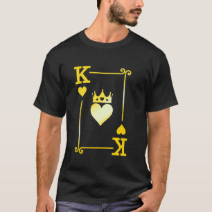 King Hearts Card Costume - Playing Cards - King of T-Shirt