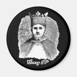 King Henry IV Portrait on Tshirts and Gifts Magnet