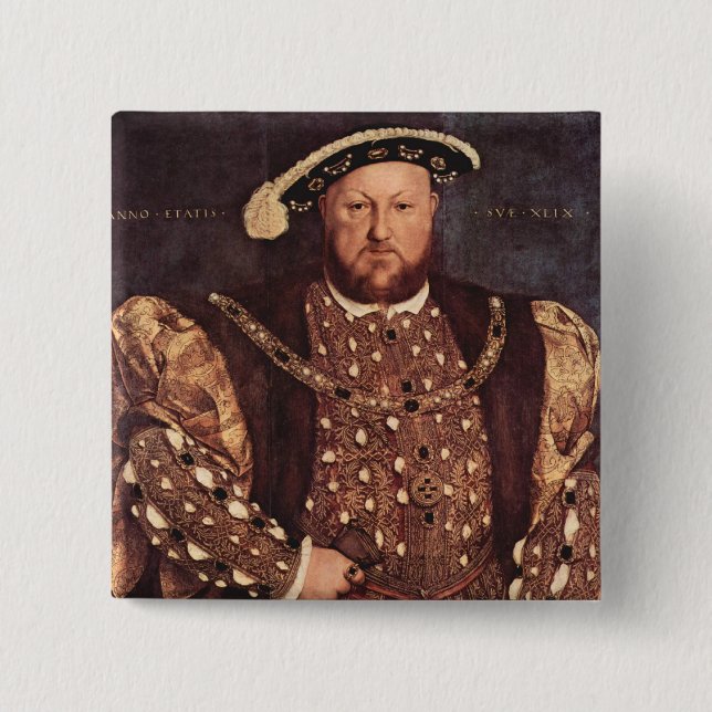 King Henry VIII Button (Front)